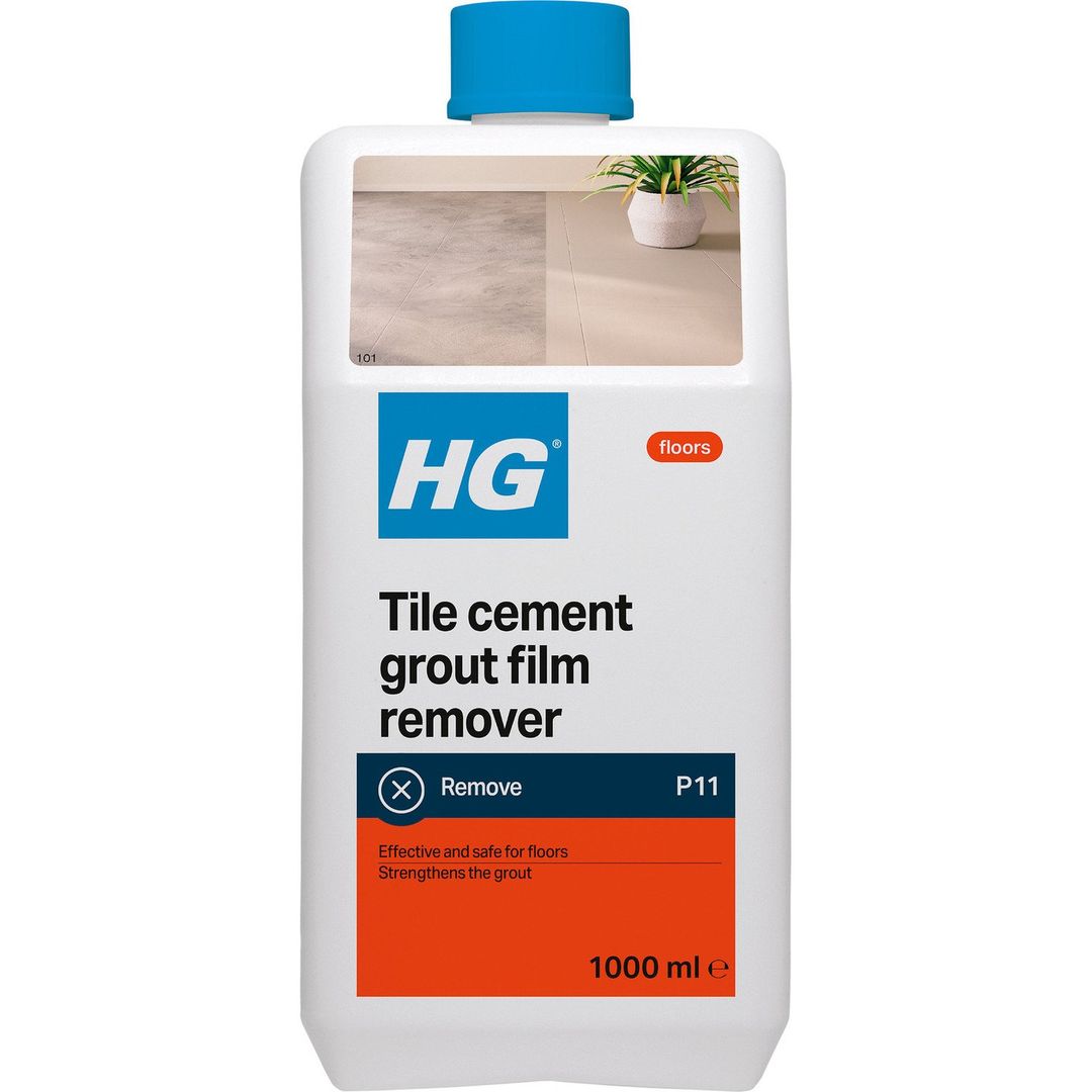 H G Tile Cement and Grout Film Remover 1L. - Neutral - Image 1