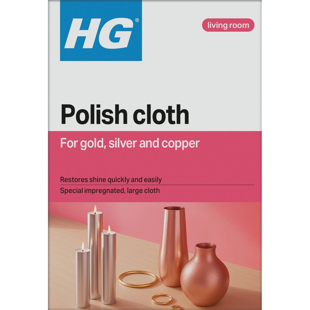 H G Silver Polish Cloth - White - Image 1