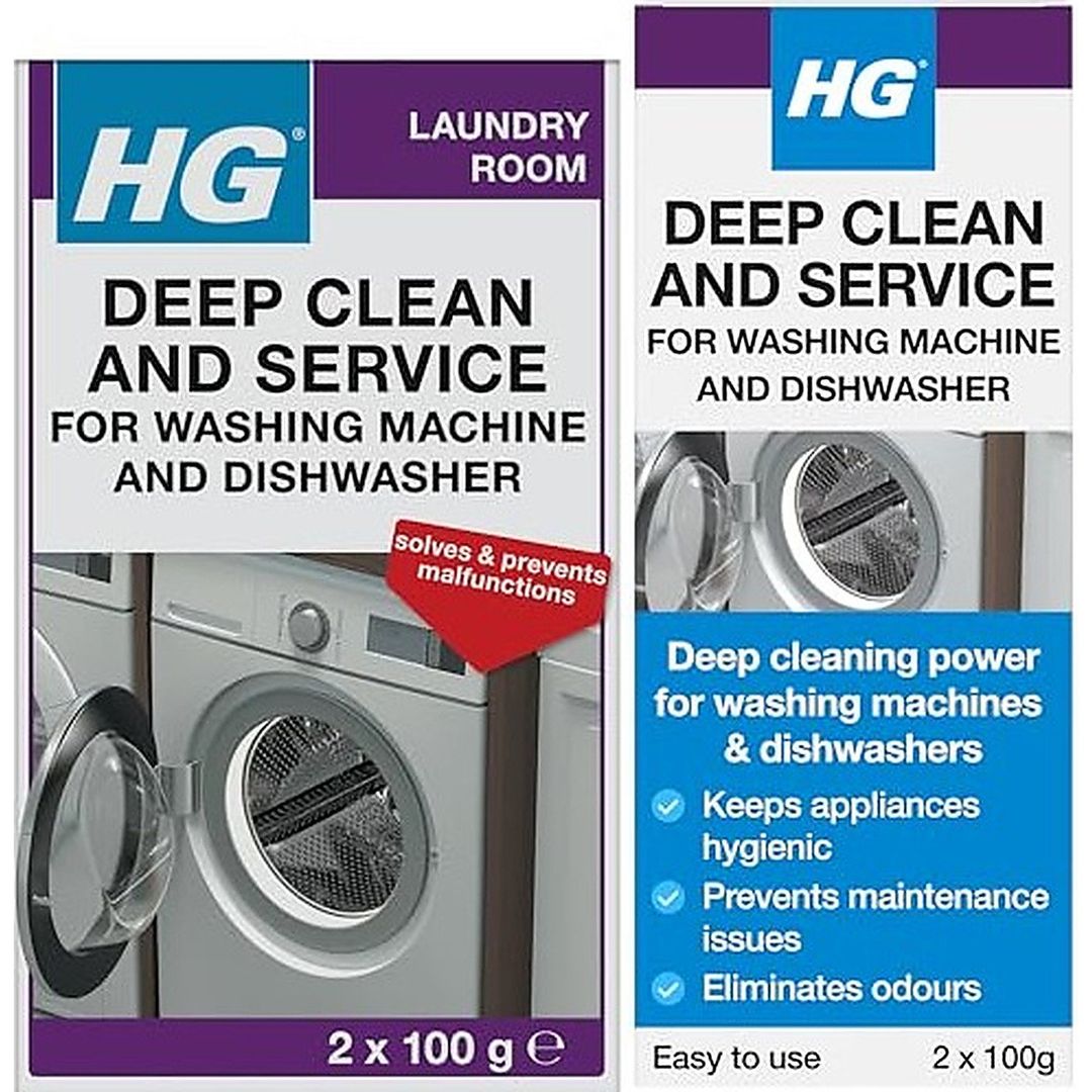 H G Deep Clean & Service for Washing Machines and Dishwashers, 0.2kg. - Neutral - Image 1