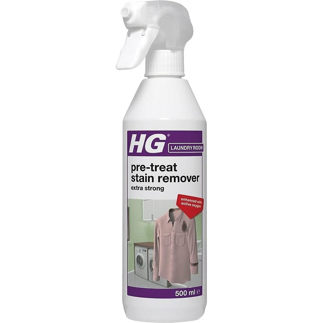 H G Pre-Treat Stain Remover Extra Strong 500Ml - White - Image 1