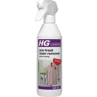 H G Pre-Treat Stain Remover Extra Strong 500Ml - White