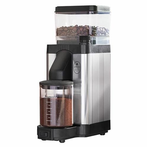 MOCCAMASTER KM5 Coffee Grinder - Polished Silver, Silver/Grey - Image 1