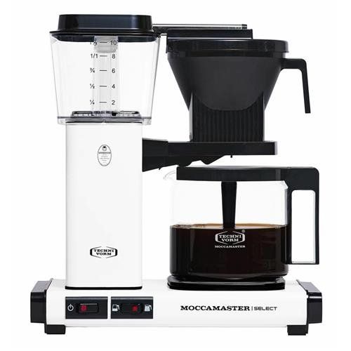 Moccamaster KBG Select Coffee Machine - Matt White - Image 1