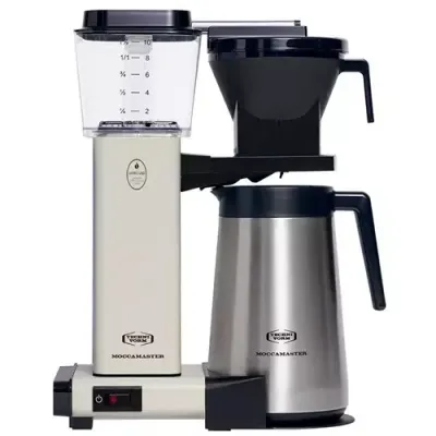 MOCCAMASTER KBGT 79414 Filter Coffee Machine - Off White, White - Thumbnail 2