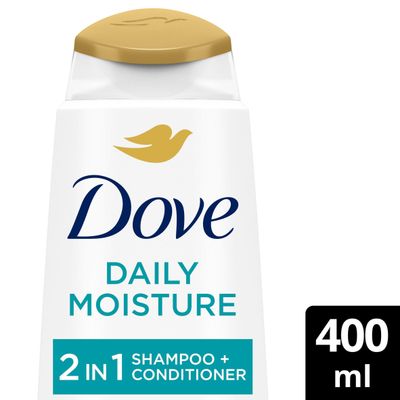 Dove Nutritive Solutions Shampoo + Conditioner Daily Moisture 2 in 1 400 ml