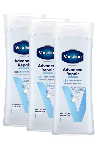 Vaseline Advanced Repair Unscented Body Lotion 400ml - Thumbnail 2