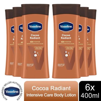Vaseline Intensive Care Body Lotion Cocoa Radiant 400ml - Buy 6 / 6 - Thumbnail 2