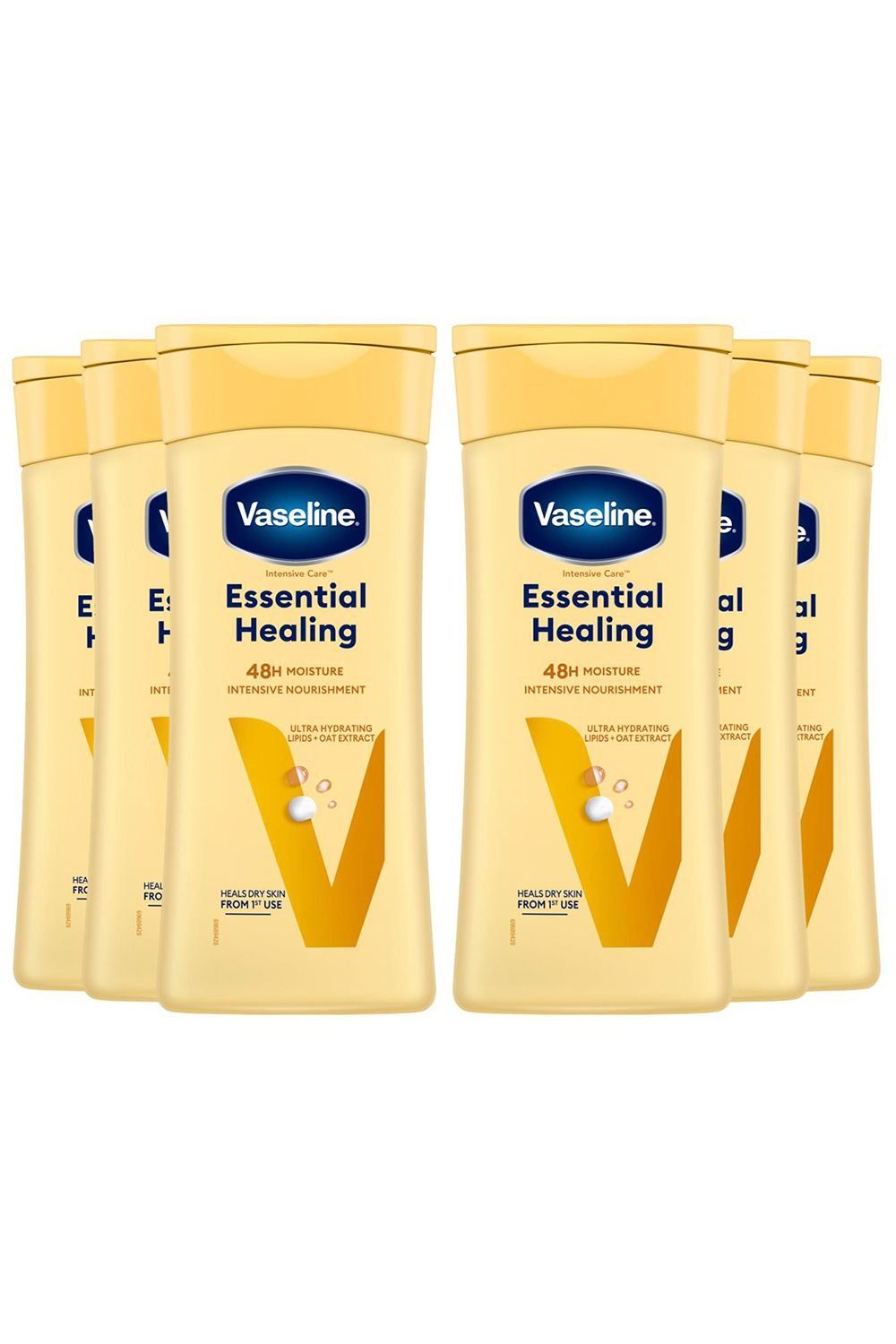 Vaseline Women's 6x Intensive Care 'Body Lotion', Essential Healing, 400ml in White - Image 1