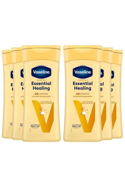 Vaseline Women's 6x Intensive Care 'Body Lotion', Essential Healing, 400ml in White