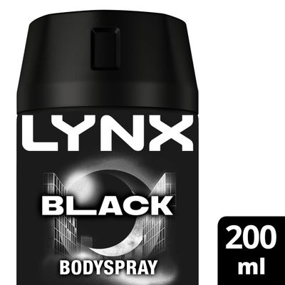 Lynx Aerosol Body Spray Black 200 ml - Thumbnail 2