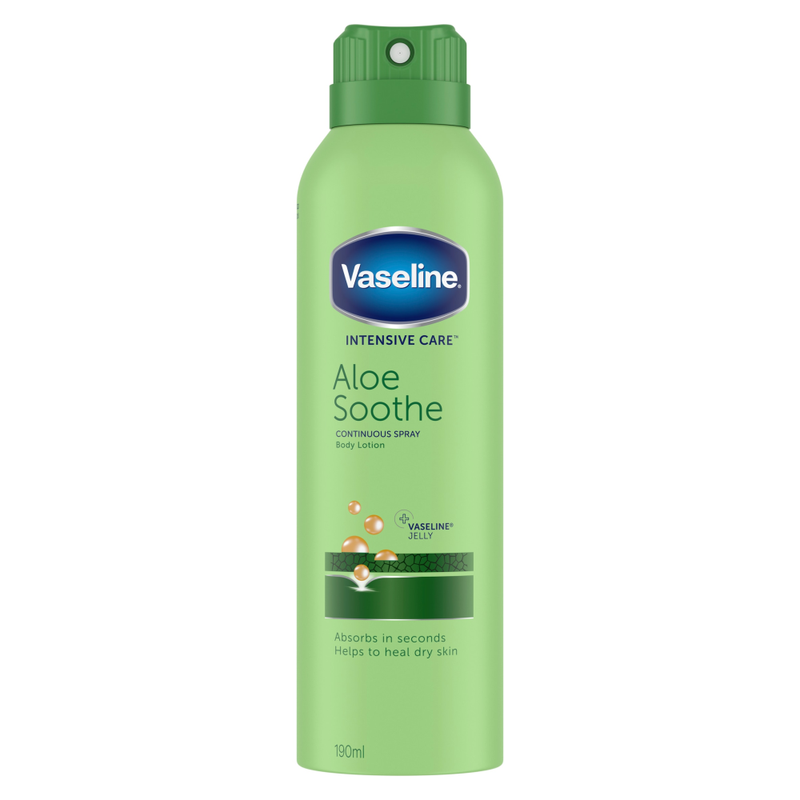 Vaseline Intensive Care Spray Moisturiser Aloe Soothe, 190ml - Buy 6 / 6 - Image 1