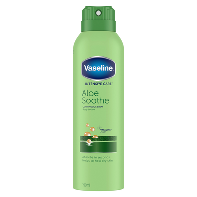 Vaseline Intensive Care Spray Moisturiser Aloe Soothe, 190ml - Buy 6 / 6