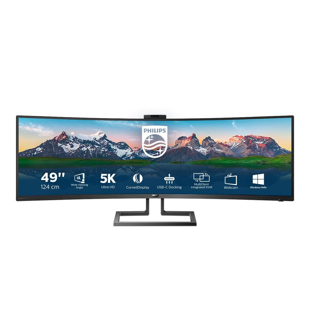 Philips P Line 32:9 SuperWide curved LCD display 499P9H/00 - Image 1