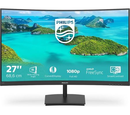Philips E Line 271E1SCA/00 computer monitor 68.6 cm (27") 1920 x 1080 pixels Full HD LCD Black
