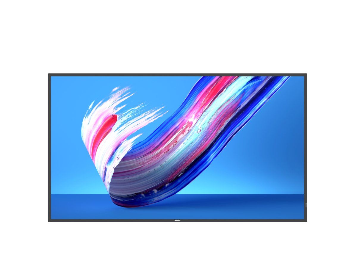 Philips 55BDL3650Q Digital signage flat panel 139.7 cm (55") LCD Wi-Fi 350 cd/m 4K Ultra HD Black Built-in processor Android 10 18/7 - Image 1
