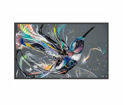 Philips 65BDL3650QE/00 Signage Display Digital signage flat panel 165.1 cm (65") LCD Wi-Fi 300 cd/m 4K Ultra HD Black Built-in processor Android 10 18/7