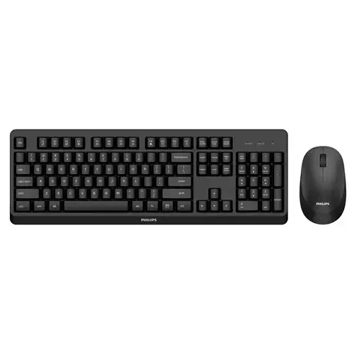 Philips 3000 series SPT6307BL/40 keyboard Mouse included Universal RF Wireless QWERTY English Black - Image 1