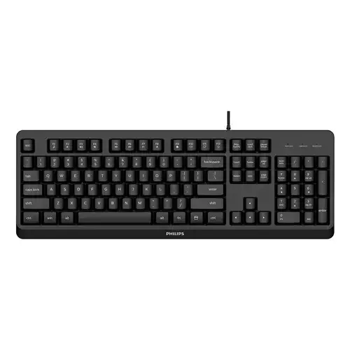 Philips 2000 series SPK6207BL/40 keyboard Universal USB QWERTY English Black - Image 1