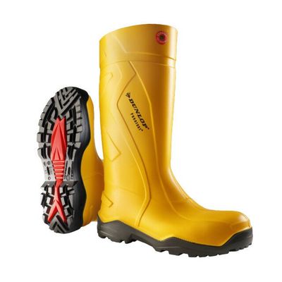 Dunlop Purofort+ Unisex Adult Black, Yellow