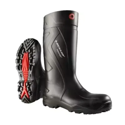 Dunlop Purofort+ Unisex Adult Black - Thumbnail 2