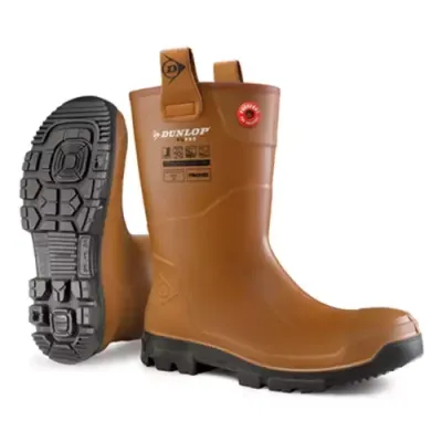 Dunlop Purofort RigPRO Unisex Adult Brown - Thumbnail 2