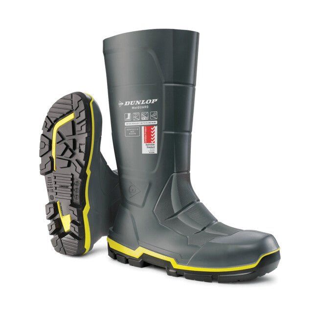 Dunlop MetGUARD Unisex Adult Grey, Yellow - Image 1