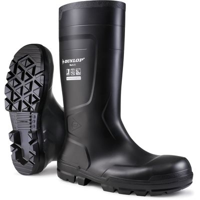 Dunlop Work-It Full Safety Wellington Size 4 39475-73633-03