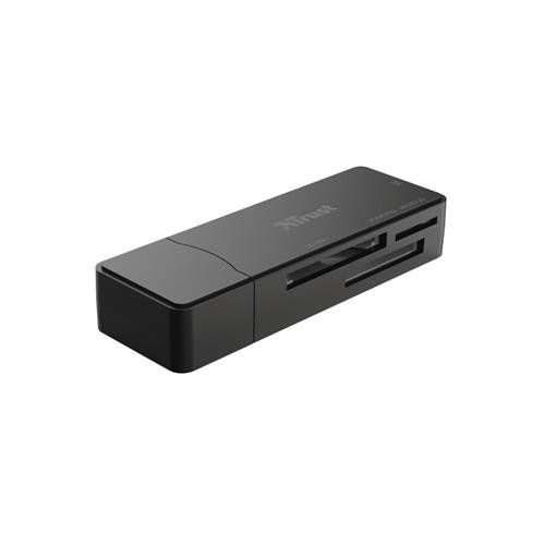 Trust NANGA card reader USB 3.2 Gen 1 (3.1 Gen 1) Type-A Black - Image 1