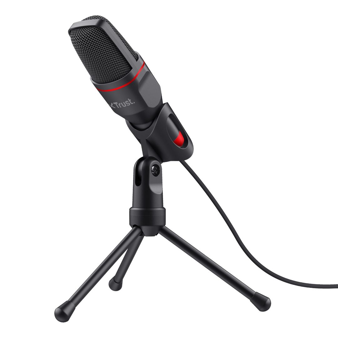 Trust GXT 212 Black Red PC microphone - Image 1