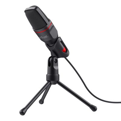 Trust GXT 212 Black Red PC microphone