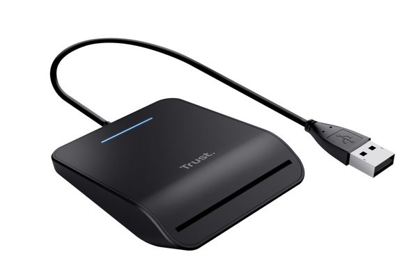 Trust Primo smart card reader Indoor USB CardBus+USB 2.0 Black - Thumbnail 2