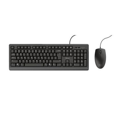 Trust Primo keyboard Mouse included Universal USB QWERTY English Black