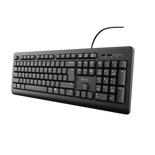 Trust TK-150 keyboard Universal USB QWERTY UK English Black - Image 1