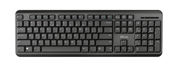 Trust Ody keyboard Office RF Wireless QWERTY UK English Black - Thumbnail 2