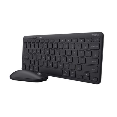 Trust Lyra keyboard Mouse included Office USB + RF Wireless + Bluetooth QWERTY UK English Black - Thumbnail 2