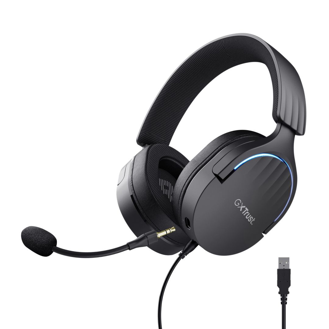 Trust GXT 490 FAYZO over-ear 7.1 USB-gamingheadset. - Image 1
