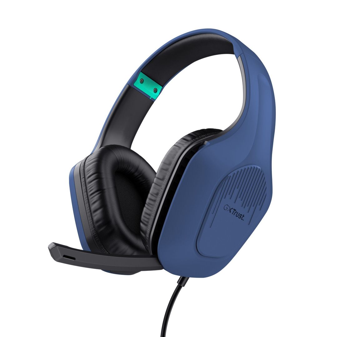 Trust GXT415B Zirox Headset - Blue - Image 1