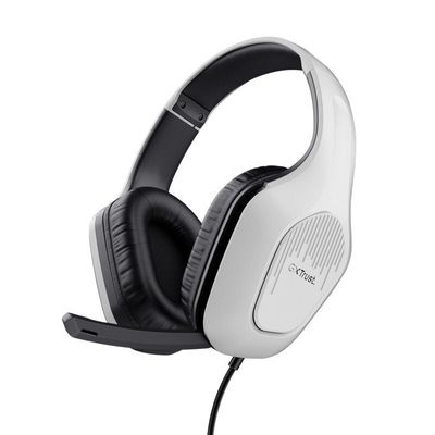 Trust GXT 415PS ZIROX Headset Wired Head-band Gaming Black White