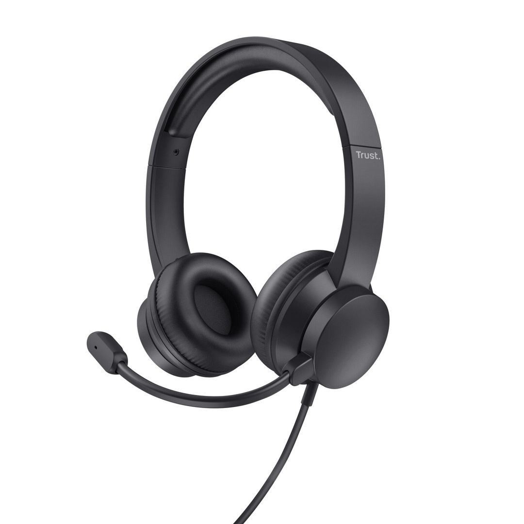 Trust Ayda Headset Wired Head-band Calls/Music Black - Image 1