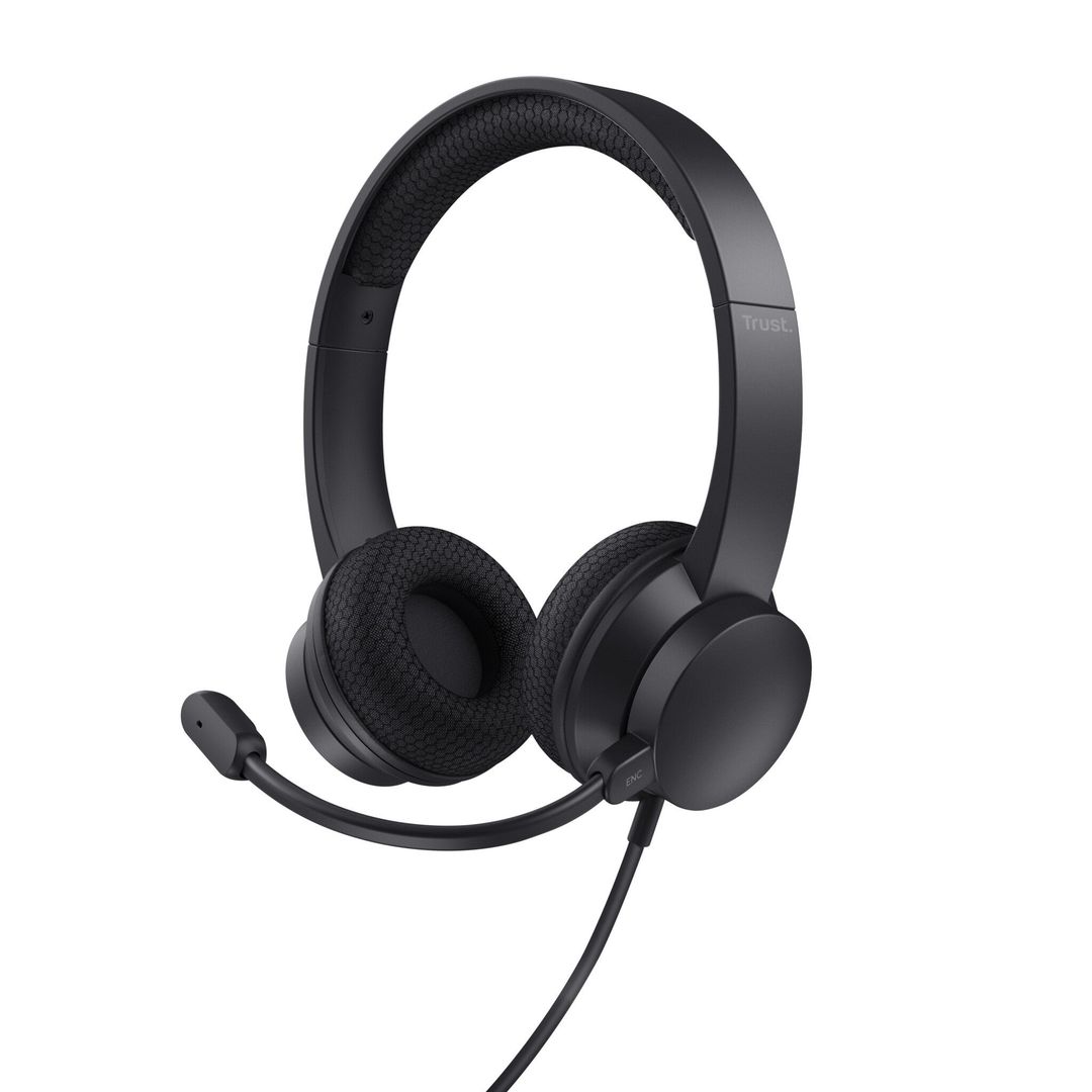 Trust Ayda Headset Wired Head-band Calls/Music USB Type-A Black - Image 1
