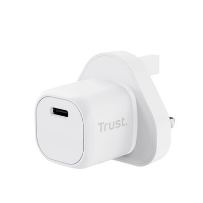 Trust Maxo. Charger type: Indoor Power source type: AC Charger compatibility: Universal. Maximum output voltage: 12 V AC adapter output current: 3 A. USB Type-C ports quantity: 1. Product colour: White