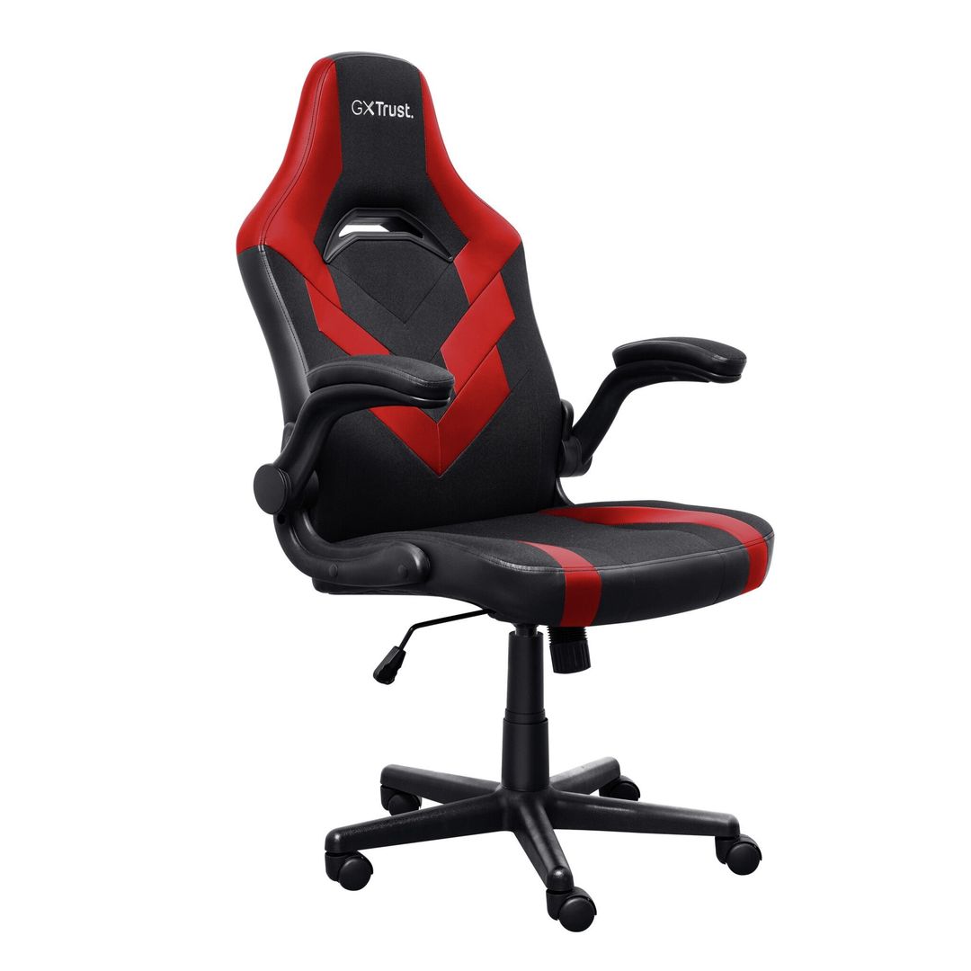 Trust GXT 703 Riye PC gaming chair Upholstered seat Black Red - Image 1