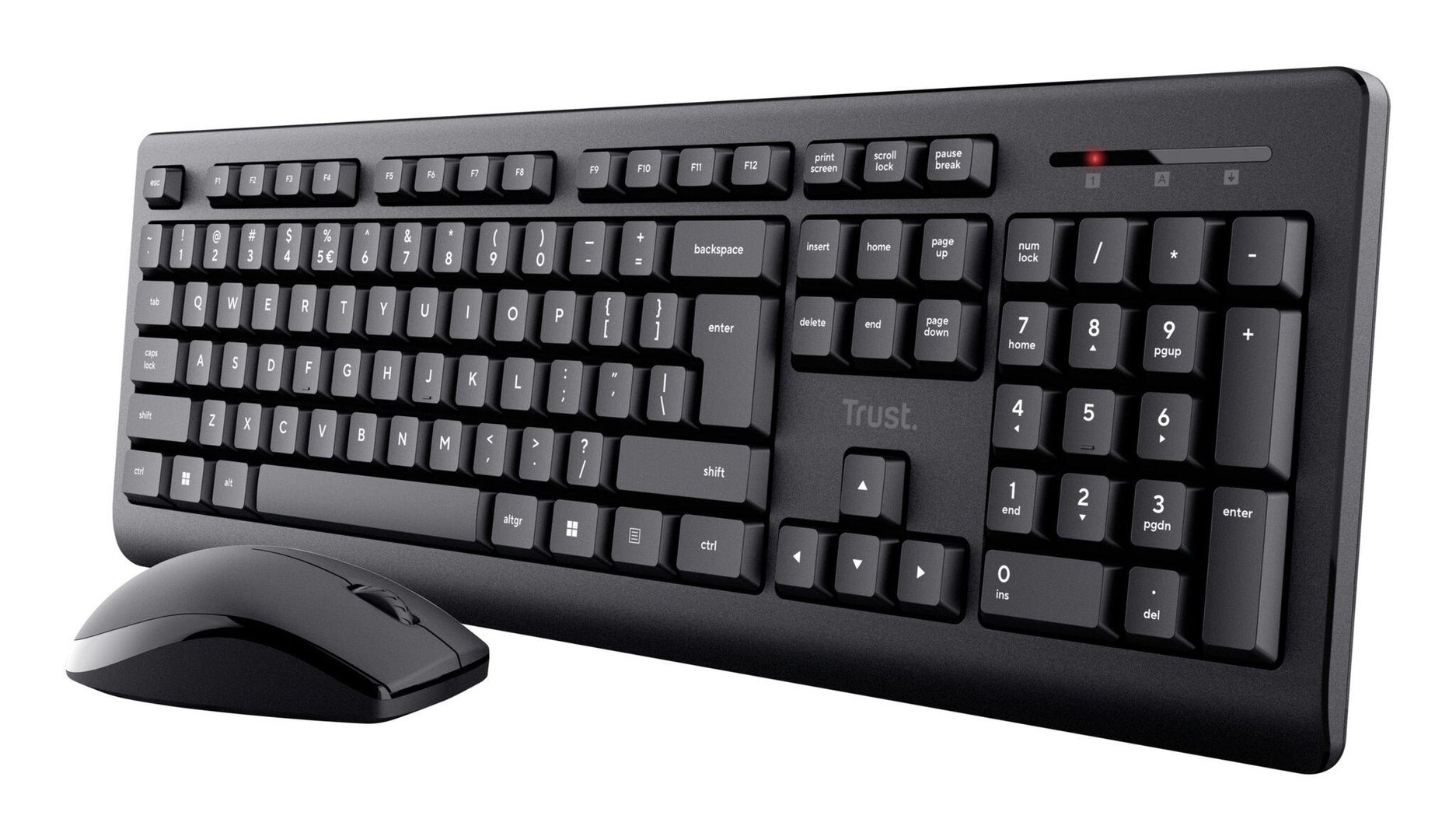 Trust Primo keyboard Mouse included Office RF Wireless QWERTY UK English Black - Image 1