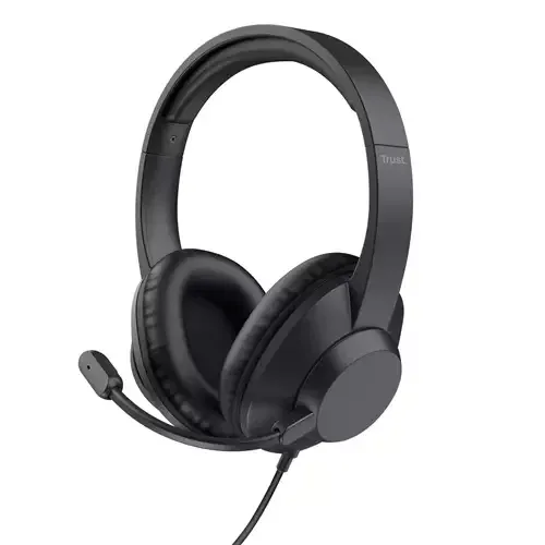 Trust Ayda Max Headset Wired Head-band Office/Call center Black - Image 1