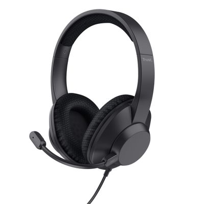 Trust Ayda Max Headset Wired Head-band Calls/Music USB Type-C / USB Type-A Black - Thumbnail 2