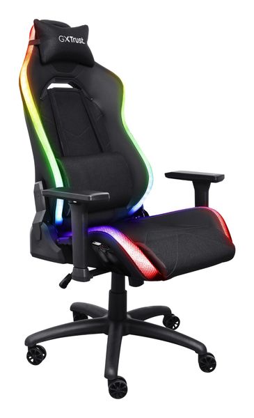 Trust GXT 719 Ruya PC gaming chair Padded seat Black - Thumbnail 2