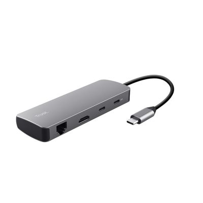 (NEW) 25672 Trust Dalyx 8-in-1 Multiport Adapter