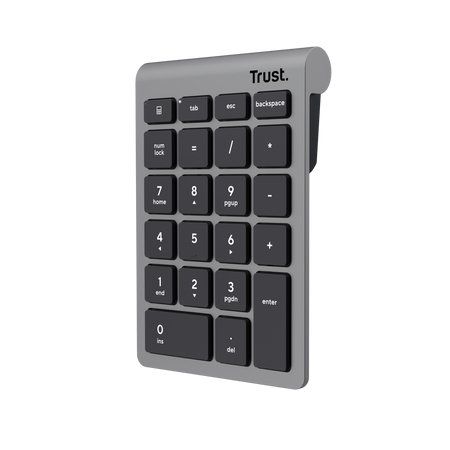 Trust Xalas numeric keypad Laptop/PC RF Wireless Silver - Image 1