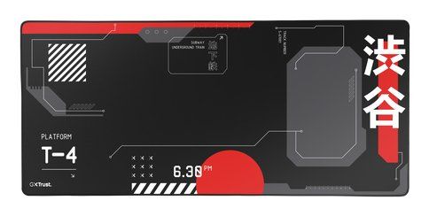 Trust GXT 759 XXL Gaming mouse pad Black. Red