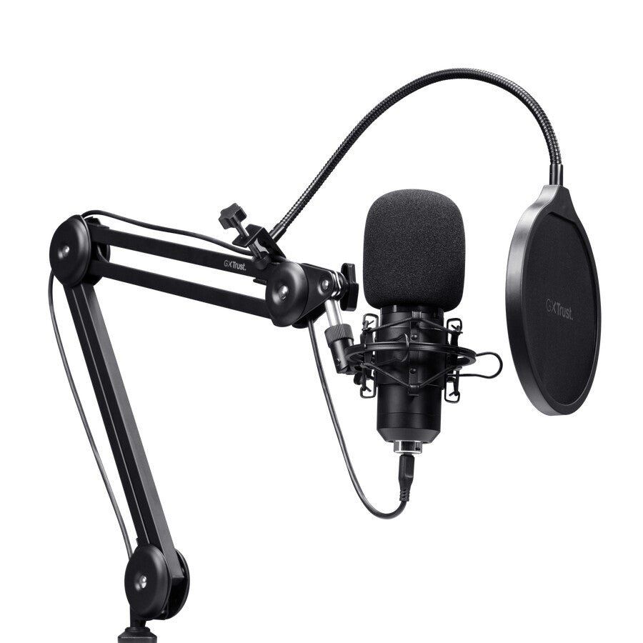 Trust GXT 270 Emita II+ Black Podcast microphone - Image 1